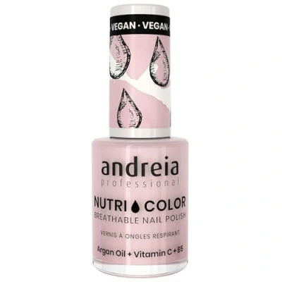 Bild av Andreia Professional NutriColor Vegansk nagellack som andas färg NC28 Mjuk rosa 10.5