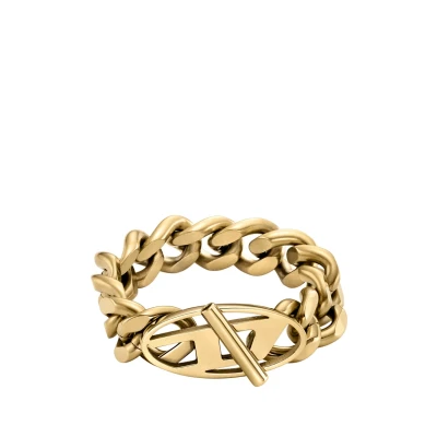 Bild av Diesel Ringar goldcoloured, Storlek: 50, Gold coloured