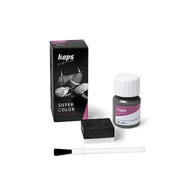 Bild av KAPS Super Color, Läderfärg för Naturligt Läder, Konstläder och Tyg, 25 ml (115 Mörkgrå)