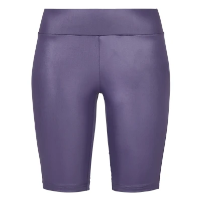 Bild av Urban Classics Ladies Synthetic Leather Cycle Shorts Shorts, Storlek: 26, Darkduskviolet