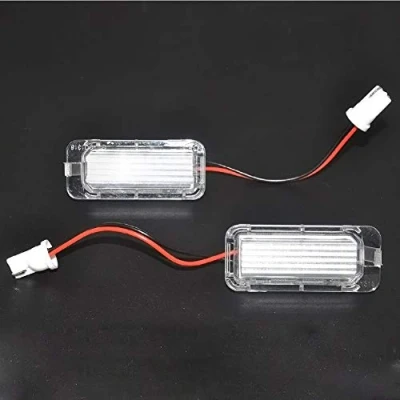 Bild av LED registreringsskylt lampa 18 lampor 2 st Canbus för Ford Focus Fiesta Mondeo MK4 Kuga Galaxy S Max C Mk2 DA3 MK3 MK5 MK6