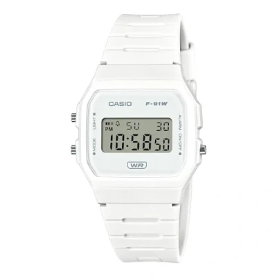 Bild av Casio Unisex Digitalklocka, Storlek: One Size, White