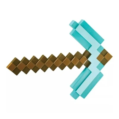 Bild av Minecraft DISKX65685 Disguise Tillbehör kostym, diamant hacka, en storlek passar alla