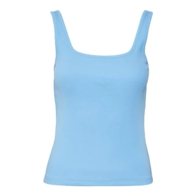 Bild av VERO MODA dam Vmchloe Sl Short Square JRS Noos Top, Bonnie blå, L