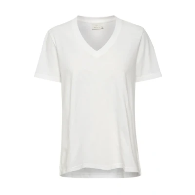 Bild av Kaffe Kamarin Tshirt bas, Storlek: XS, Optical white