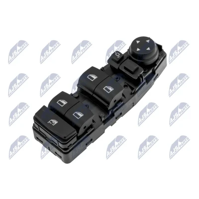 Bild av NTY EWS BM 008 Interrupteur, lève vitre avant gauche BMW: 5 Berline, X3, Touring