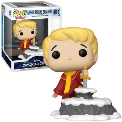 Bild av pop! Svärdet i stenen 1103 Arthur Pulling Excalibur Deluxe vinylfigur (2021 exklusiv höstkonvention)
