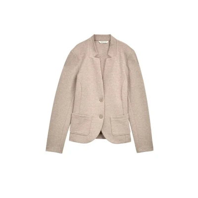 Bild av TOM TAILOR damblazer, 38330 mjuk taupe melerad, XXL