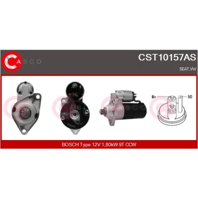 Bild av CASCO CST10157AS Startmotor 12V 1,80kW 9 CPS0005 66mm VOLKSWAGEN: Lupo / 3L, Polo III Hatchback, Hatchback