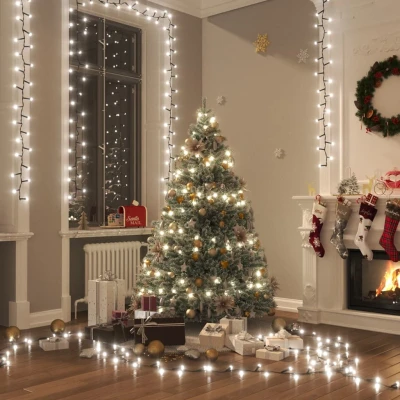 Bild av VidaXl Kompakt Ljusslinga Med 2000 Led Kallvit 45 M Pvc