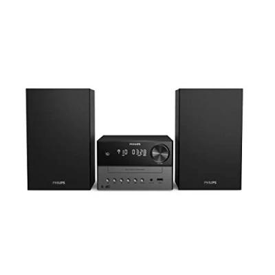 Bild av Philips M3505/12 Mikro Stereoanläggning med Bluetooth (DAB+/FM Radio, USB, MP3 CD, USB port för Laddning, 18 W, Basreflexhögtalare, Digital Ljudkontroll) 2020/2021 Modell