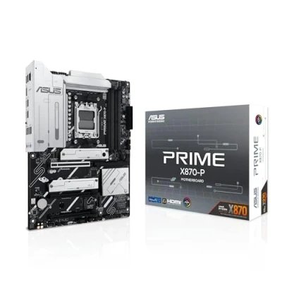 Bild av ASUS PRIME X870 P moderkortsuttag AM5 (AMD, ATX, PCIe 5.0, DDR5, 14+2+1 Power Stages, 4 x M.2, 2,5 Gb Ethernet, USB C 40 Gbps)