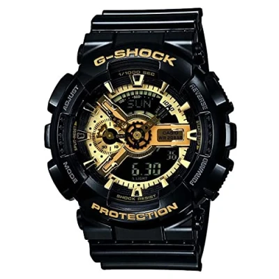Bild av Montre CASIO G SHOCK GA 110GB 1ADR (Numéro de Modèle japonais 1AJF) Série Noir x Or (Série Or) étranger Produit réimporté