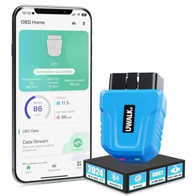 Bild av OBD2 bildiagnos Bluetooth OBD: 5.4 bildiagnostik OBDII skannerverktyg för bil kompatibel med iOS Android Windows Diagnostic Scanner Auto Multibrand