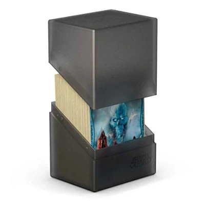 Bild av Ultimate Guard UGD010684 Boulder Deck Case 80 standardstorlek kortlåda, enfärgad, Onyx
