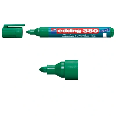 Bild av Edding 380, 1 styck, Grön, Fibre tip, Multifärg, Rund, 1,5 mm