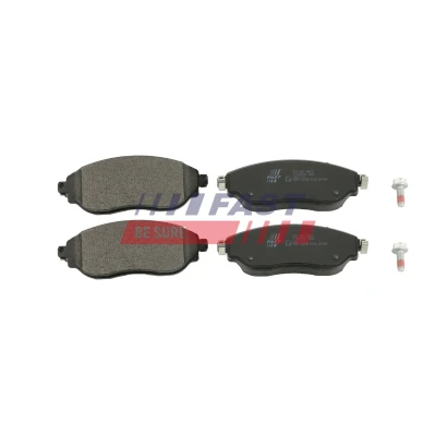 Bild av FAST FT29550 Jeu de plaquettes frein Essieu avant non préparé pour indicateur d&#039;usure avec vis d&#039;étrier RENAULT: Trafic 3, 3 Bus