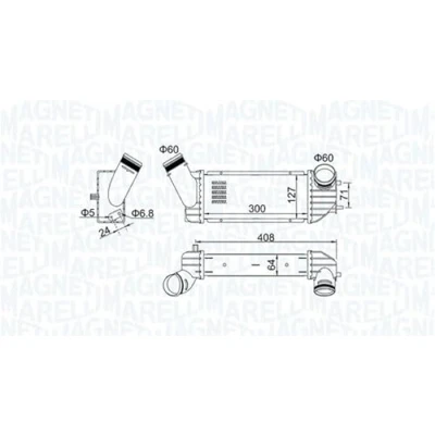 Bild av MAGNETI MARELLI 351319204340 Intercooler PEUGEOT: 307 3/5 portes, SW, Break, CITROËN: C4 I Xsara Coupe