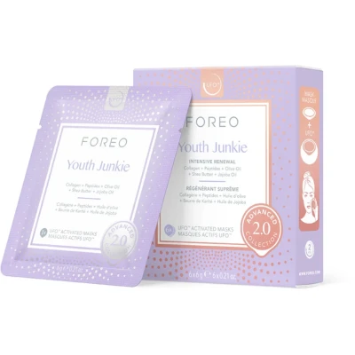 Bild av FOREO UFO™ Mask Youth Junkie 2.0 Semi transparent 6 pcs
