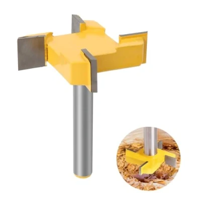 Bild av Dfuqanb plattfräs, 8 mm skaft, rengöringsfräs, CNC planfräs, hyvelfräs, för ytbehandling