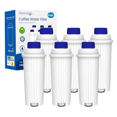 Bild av Waterdrop DLSC002 TÜV SÜD Certifierat Kaffefilter, Kompatibel med DeLonghi DLSC002, DLS C002, 9310926, SER3017, 5513292811 och Espresso Kaffebryggare från ECAM ETAM EC800 EC680 BCO (6)