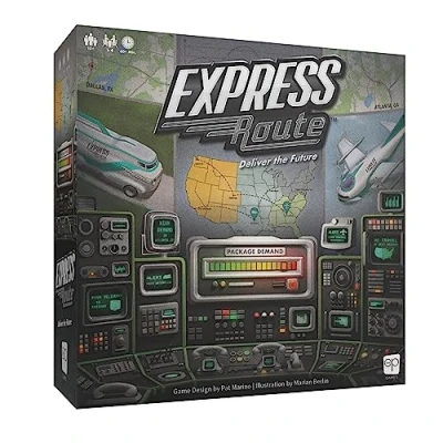 Bild av Express Route Board Game Family for Adults and Cooperative Ages 10+ 1 to 4 players Average Playtime 60 minutes Made by The Op Games Usaopoly