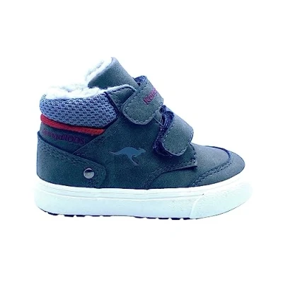 Bild av KangaROOS Pojkar unisex barn KAVU Primo V sneakers, stål grå/rouge, 30 EU