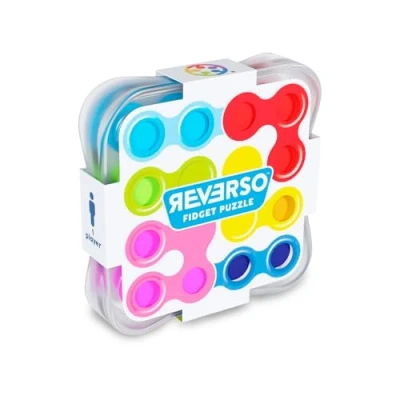 Bild av SmartGames IQ Reverso Educational Brainstorming Multi Level Strategy Game and Skill Building Logic Thinking 12 Years + 1 Player Multicolor English SG 403
