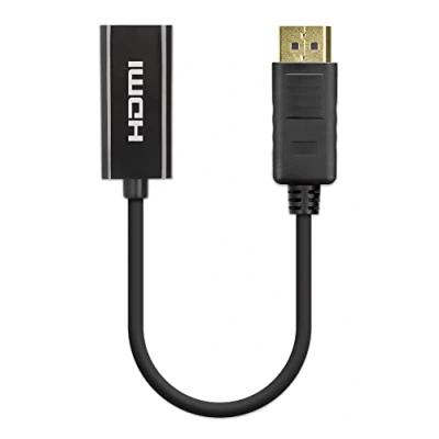 Bild av Manhattan Aktiv DisplayPort till HDMI adapter 4K@60Hz svart