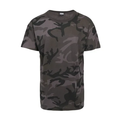 Bild av Urban Classics camo Oversized Tshirt med print, Storlek: Small, Dark