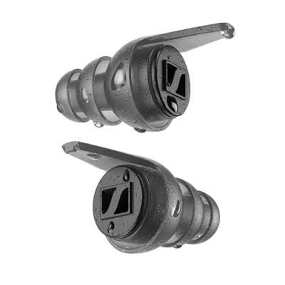 Bild av Sennheiser SoundProtex öronproppar återanvändbara hörselskydd med två utbytbara filter HiFi ljud på en säker volymnivå svarta