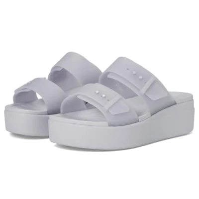 Bild av Crocs Dam Brooklyn Bucklefrostedlowwedge sandal, Lila måne, 38/39 EU