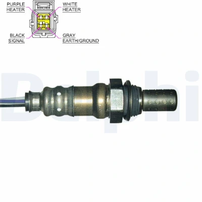 Bild av DELPHI ES20228 12B1 Sonde lambda planaire, chauffé CHRYSLER: 300C Berline, PT Cruiser Break, Touring, JEEP: Cherokee III