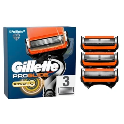 Bild av Gillette ProGlide Power Påfyllningshyvlar för Raksystem 3 Bitar