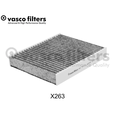 Bild av DAVID VASCO X263 Kupéfilter aktivtkolfilter 241mm 204mm 36mm OPEL: Astra J Sports Tourer, Insignia A Hatchback