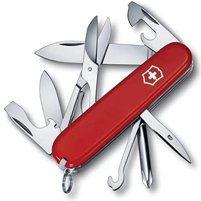 Bild av Victorinox fickkniv Super Tinker (14 funktioner, trådavdragare, konservöppnare, Phillips skruvmejsel) röd
