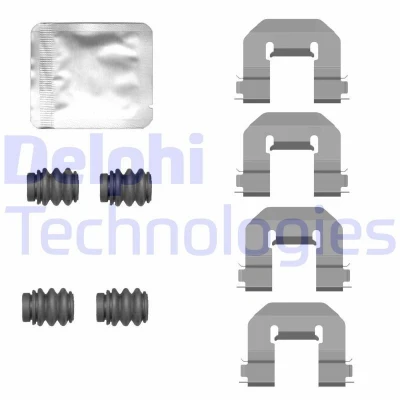 Bild av DELPHI LX0774 Kit d&#039;accessoires, plaquette de frein à disque BMW: 3 Berline, Touring
