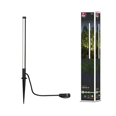 Bild av Paulmann 94530 Plug &amp; Shine LED utomhusbelysning Pollare IP65 inkl. 1x5,5 W dimbar antracit Trädgårdsbelysning Aluminium, plast 3000 K