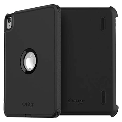 Bild av OtterBox Defender Case för iPad Air 10.9 Tum (4:e gen 2020/5:e 2022), stöttåligt, extra robust skyddande skal med inbyggt skärmskydd, 2x testad till militärstandard, Svart, Utan Förpackning