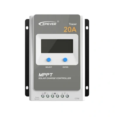 Bild av EPEVER Tracer2210AN MPPT EPSolar Laderegler är en laddningsregulator med automatisk identifiering för 12V/24V system och kapacitet på 20A.