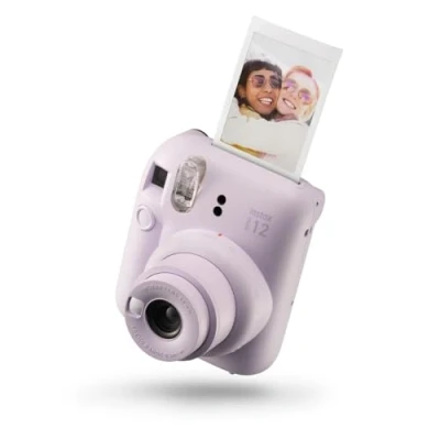 Bild av instax mini 12 kamera, autoexponering med inbyggd selfie lins, Lilac Purple