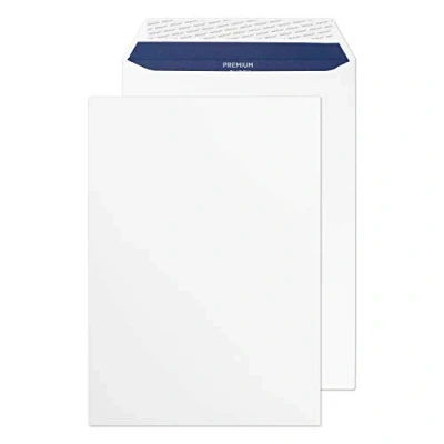 Bild av Blake Pure C4 229 x 324 mm 120 gsm återvunna skal och försegla fickkuvert (RP84891) supervit väv förpackning med 250