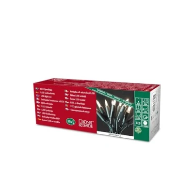 Bild av Konstsmide 6302 403 Mini girlang 35 LED blå retro design + transparent kabel 230 V
