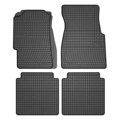 Bild av FROGUM 546290 Ensemble de tapis sol Caoutchouc avant et arrière 4 noir Sur mesure