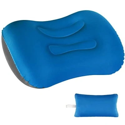 Bild av Eono Ultralätta Uppblåsbara Campingkuddar för Vuxna, Komprimerbara Kompakta Resekuddar, Bekväma Ergonomiska Luftkuddar Camping, Vandring, Strand, Fiske