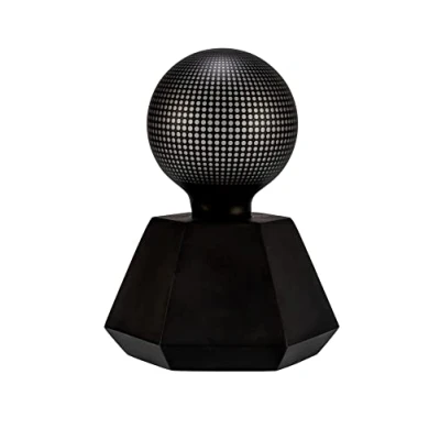 Bild av Pauleen 48283 LED bord Black Flare mobil timer batteri inkl. 1 x 0,3 watt vardagsrum svart betong, glas 2 700 K E27