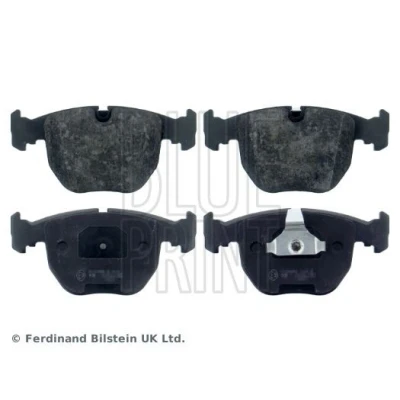 Bild av BLUE PRINT ADB114245 Jeu de plaquettes frein Essieu avant préparé pour indicateur d&#039;usure avec clip piston BMW: 5 Berline, X3, X5