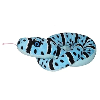 Bild av Wild Republic Colourful Plush Snake Blue Rock Rattlesnake 137 cm
