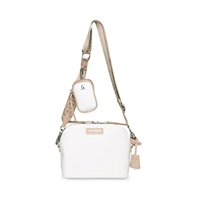 Bild av Steve Madden Farren nylon kupol crossbody väska, Vit solbränd, en storlek, solbränna, storlek