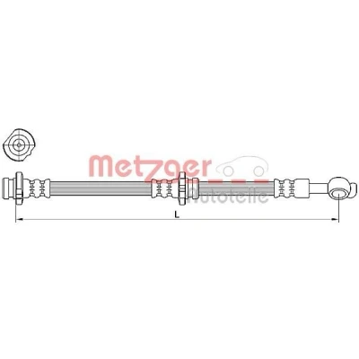 Bild av METZGER 4110471 Flexible De Frein 486 M10 X 1 NISSAN: Trail